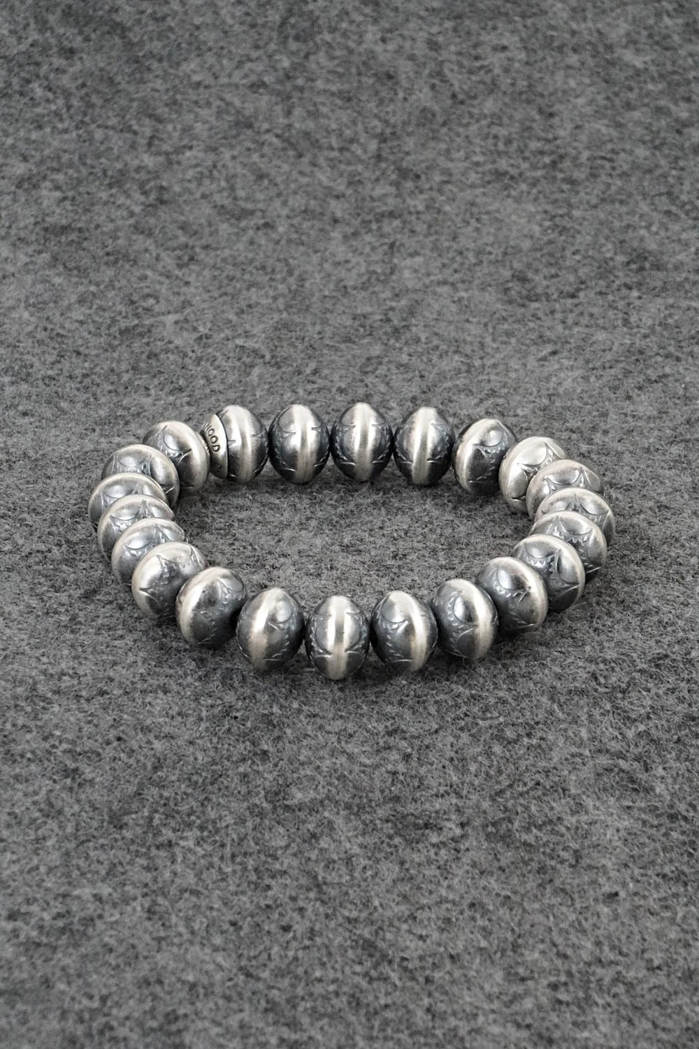 Sterling Silver Navajo Pearl Bracelet - Bryannen Halwood