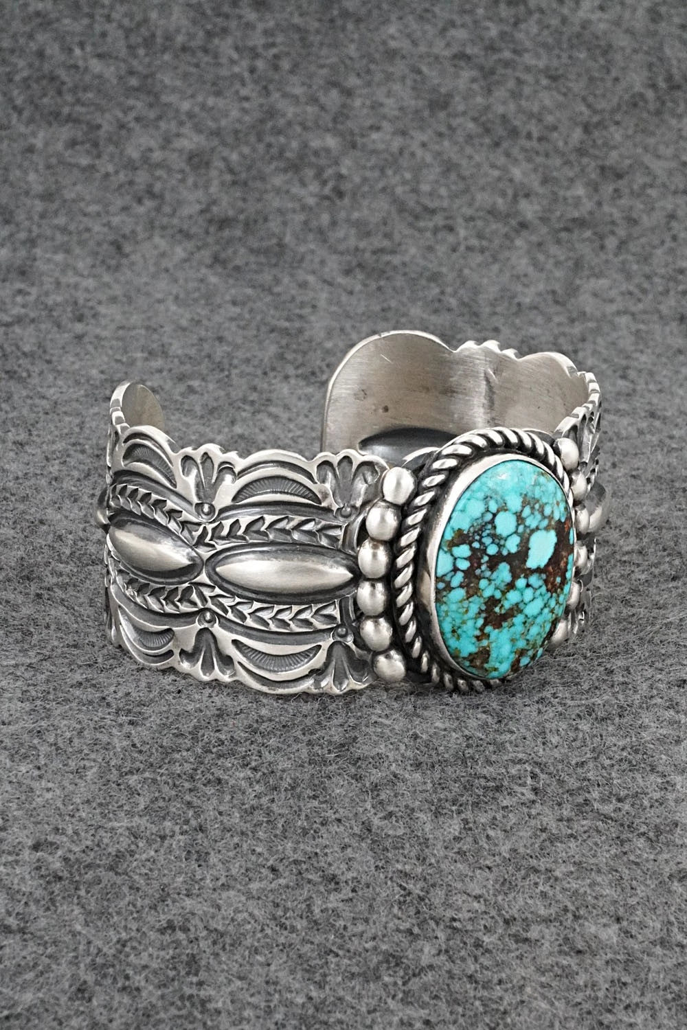 Turquoise & Sterling Silver Bracelet - Arnold Blackgoat