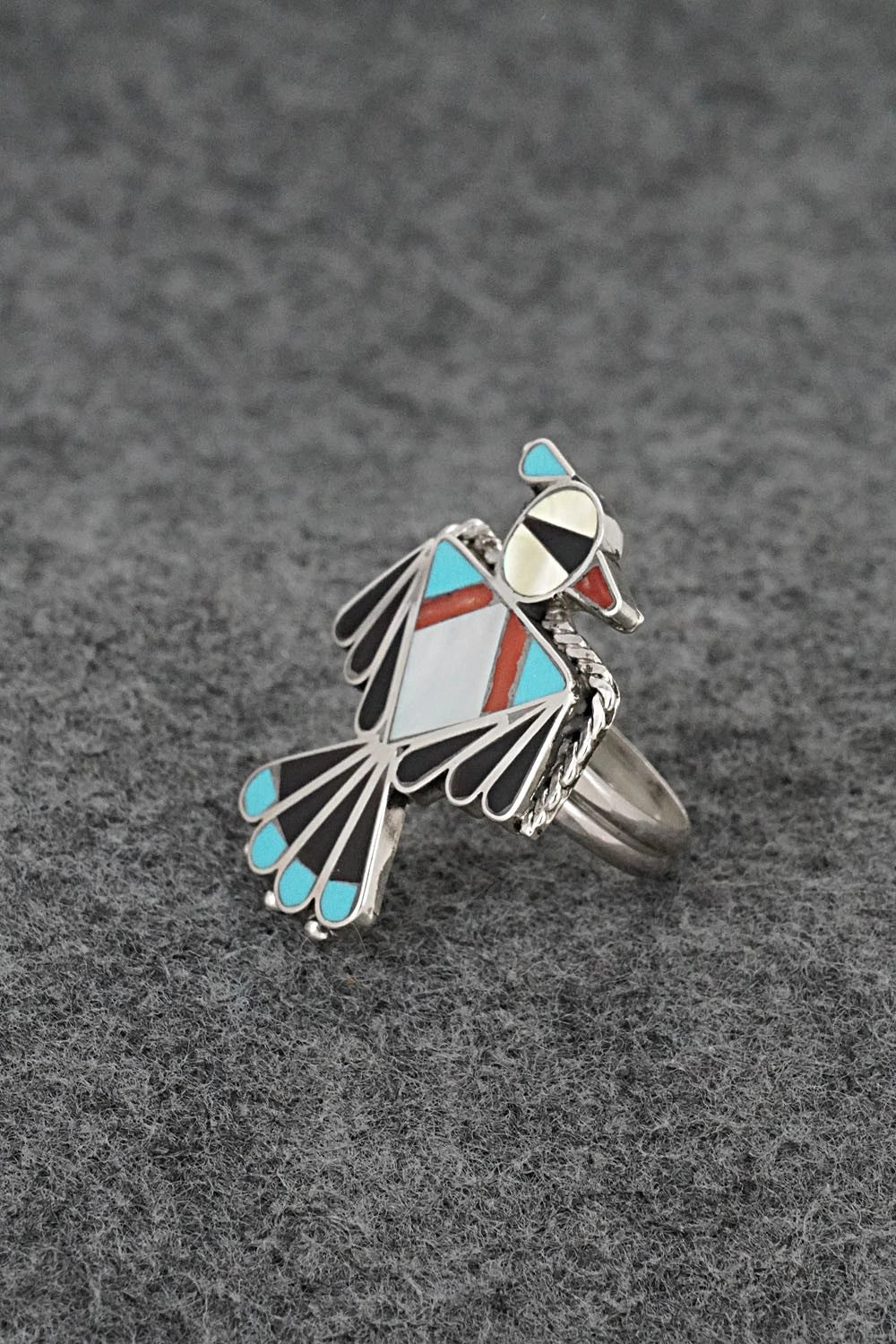 Multi-Stone & Sterling Silver Inlay Necklace Set - Adrian Wallace