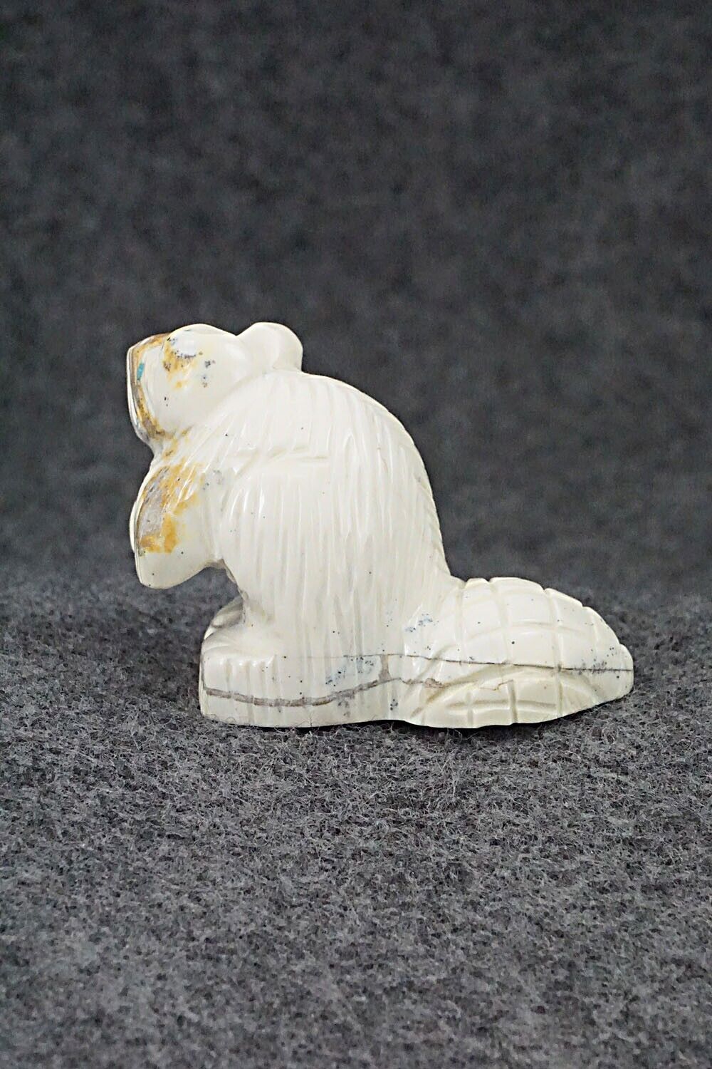 Beaver Zuni Fetish Carving - Gilbert Lonjose