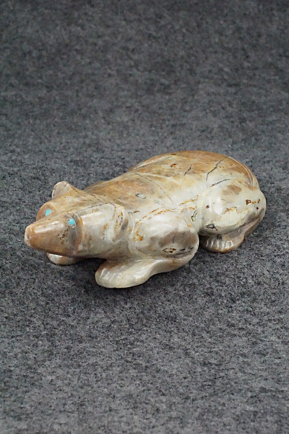 Badger Zuni Fetish Carving - Nelson Yatsatte