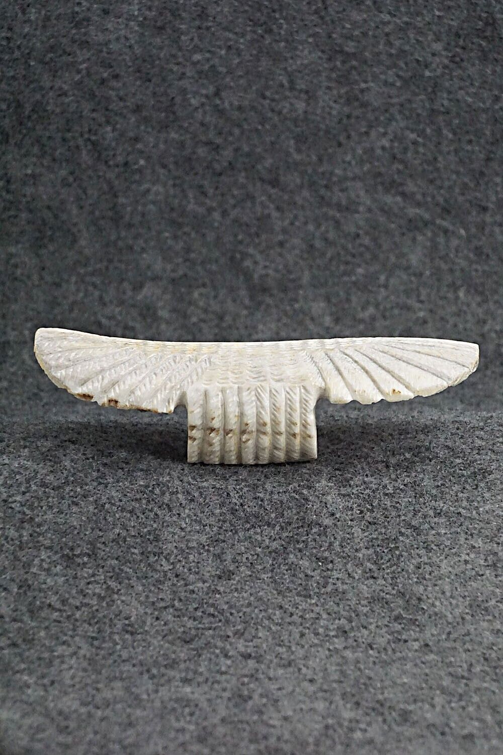 Owl Zuni Fetish Carving - Garrick Weeka