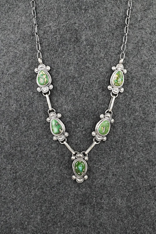 Turquoise & Sterling Silver Necklace - Derrick Gordon