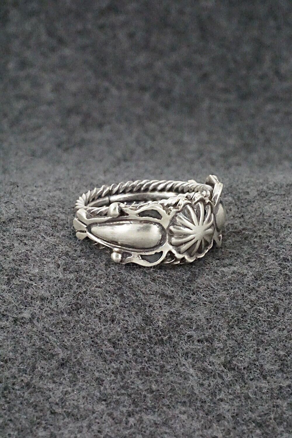 Sterling Silver Ring - Bobby Platero - Size 10.5