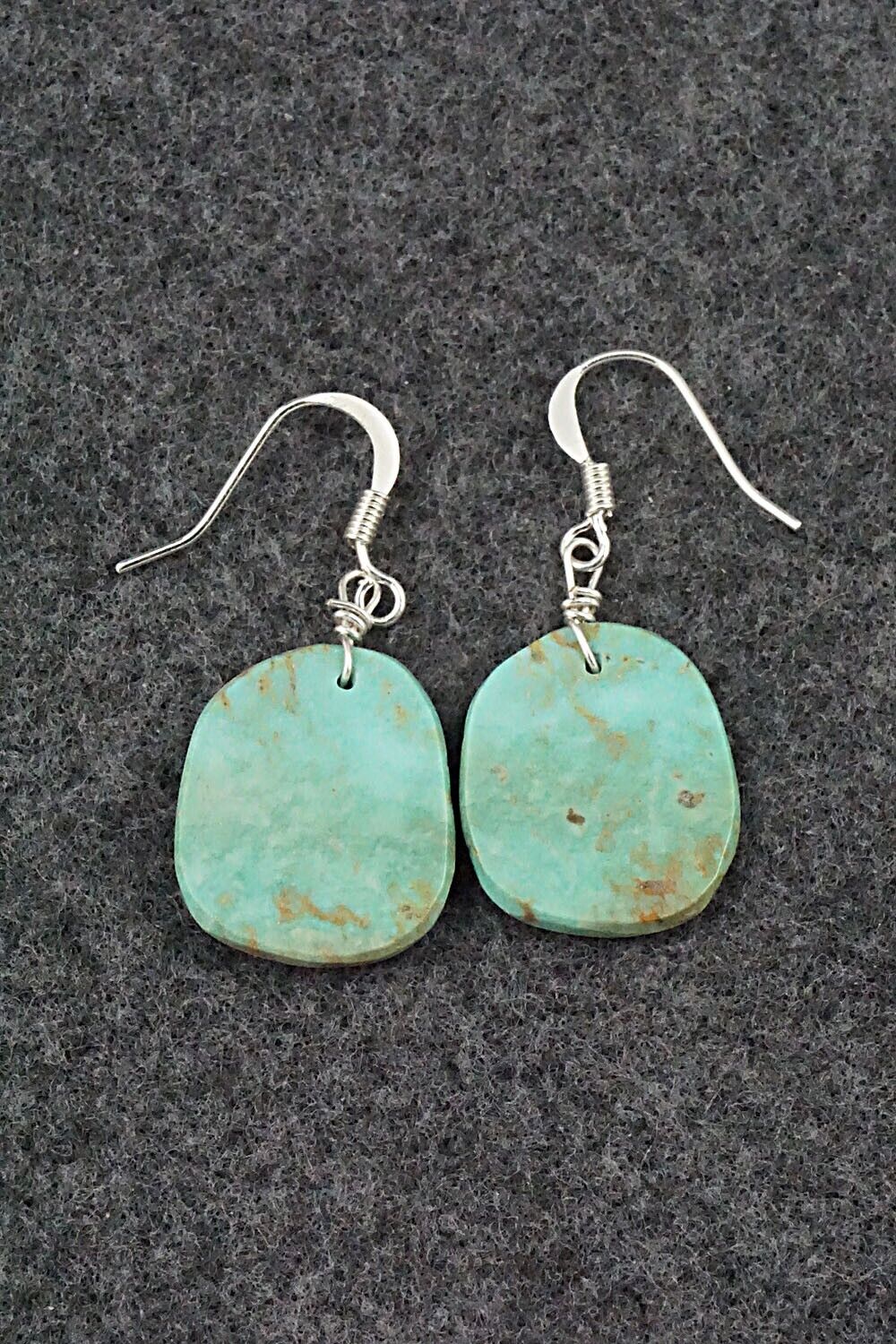 Turquoise & Sterling Silver Earrings - Joe Garcia