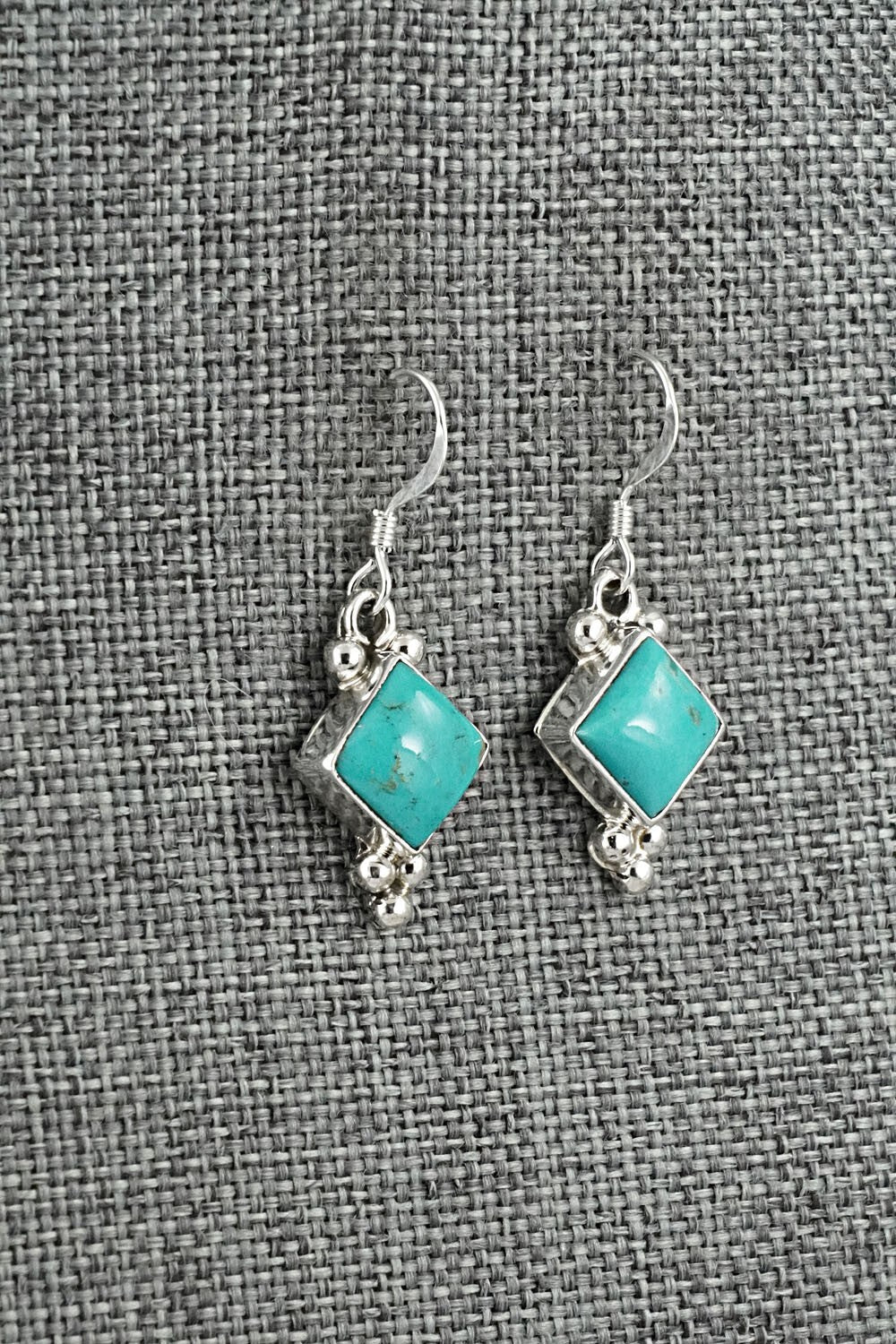 Turquoise & Sterling Silver Earrings - Sharon McCarthy