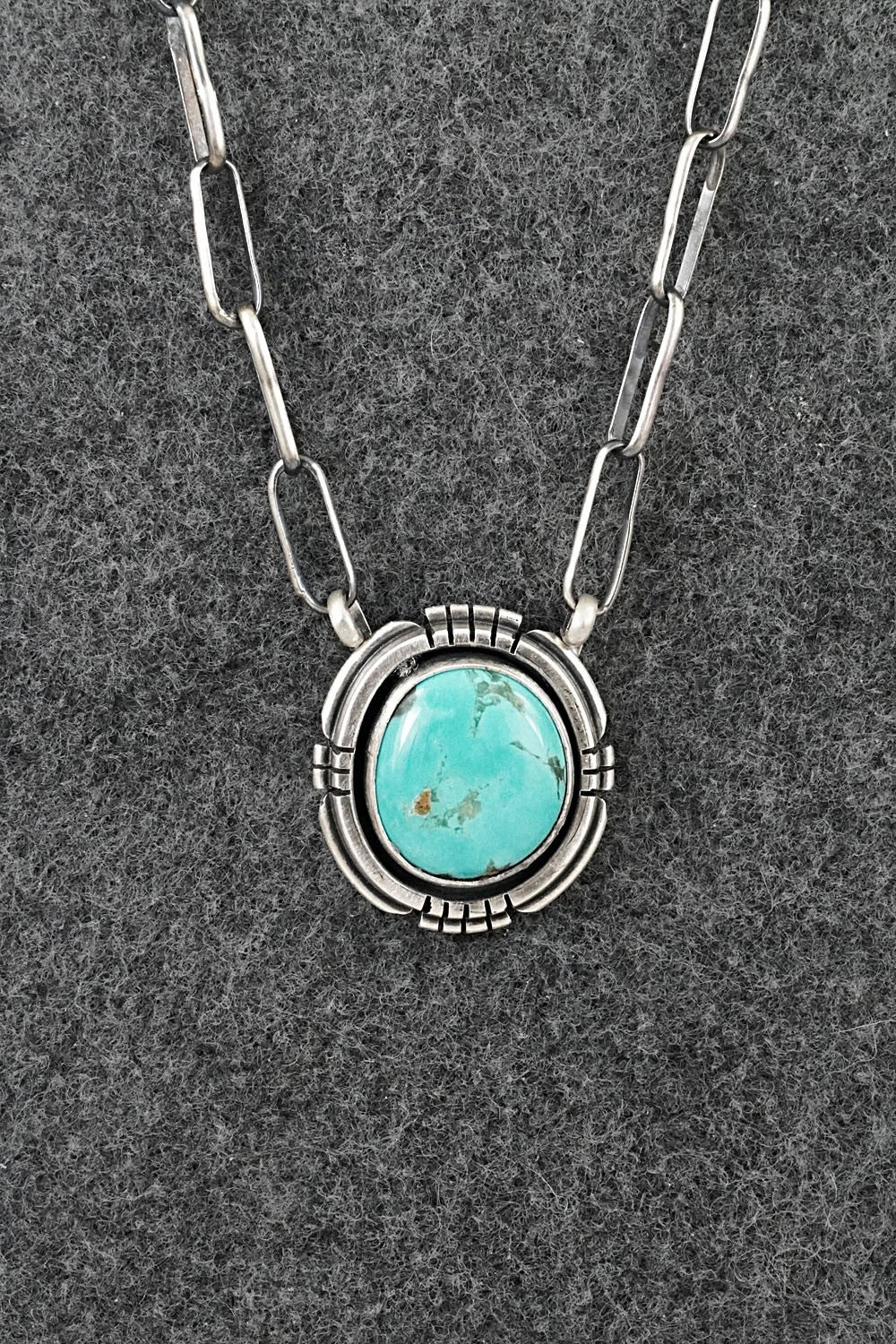 Turquoise & Sterling Silver Necklace - Daniel Benally