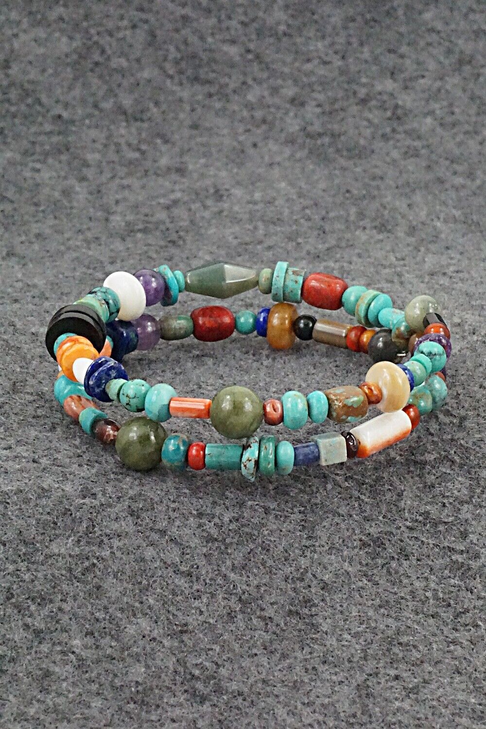 Multi-Stone Beaded Bracelet - Helen Tsosie