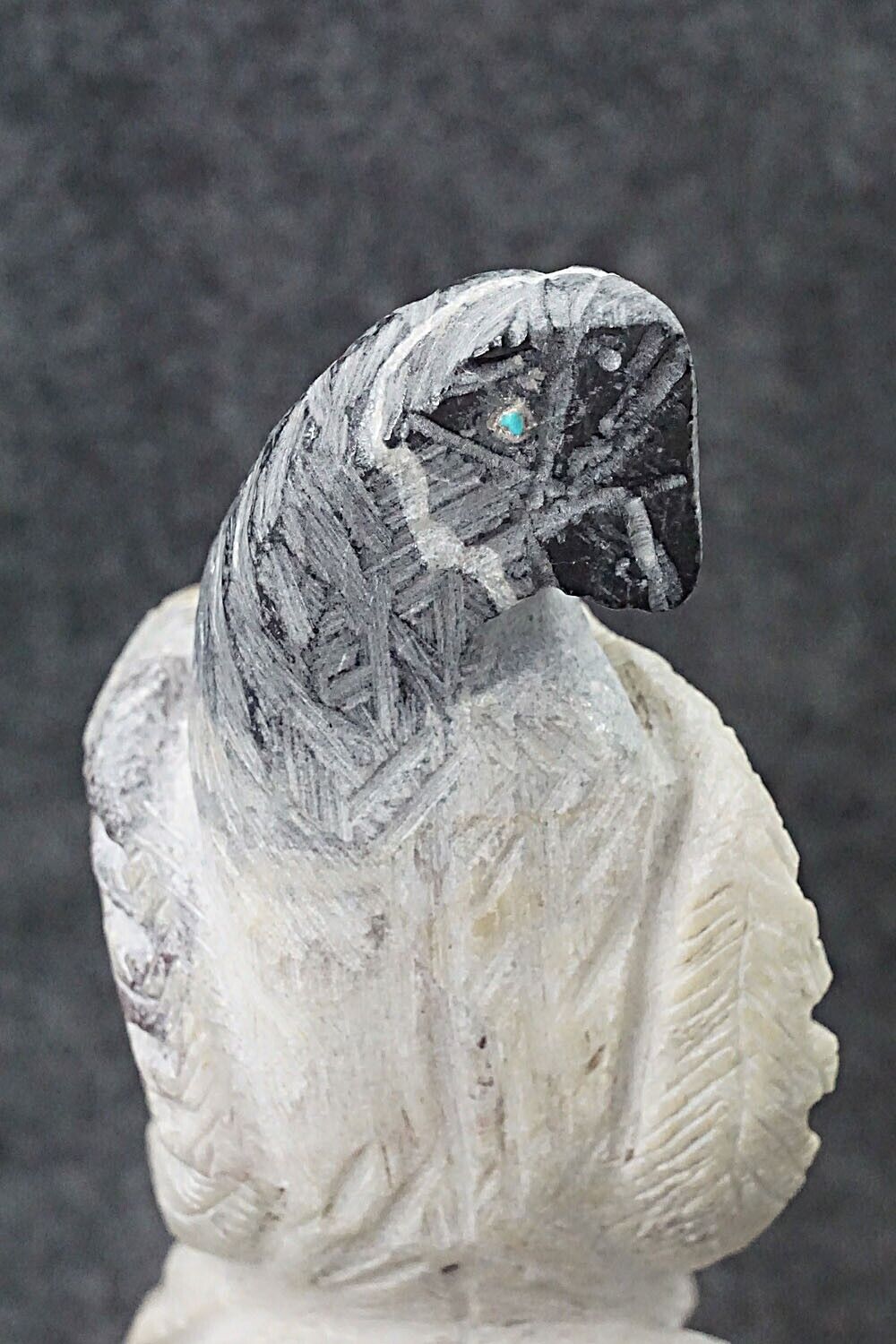 Eagle Zuni Fetish Carving - Jon Quam