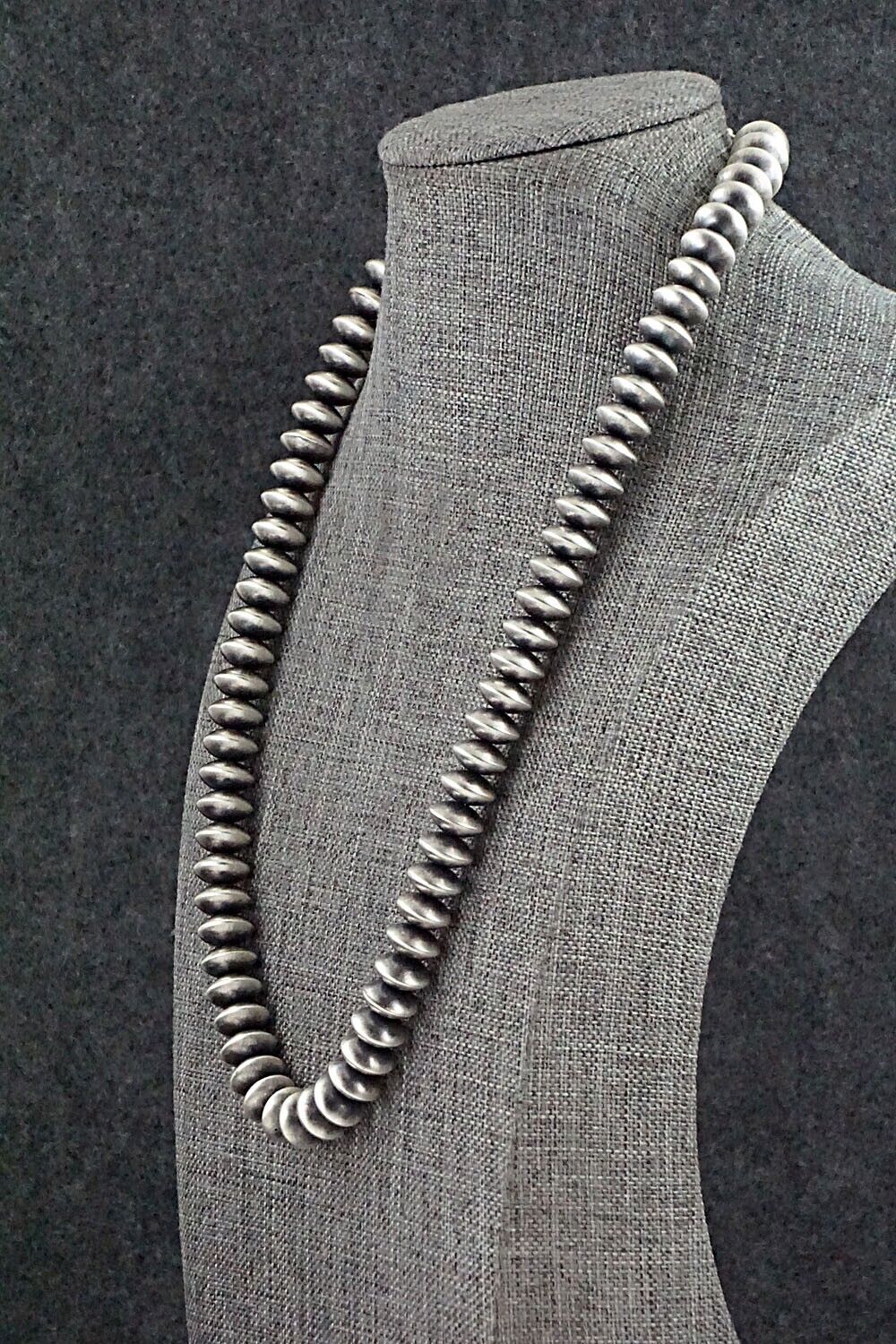 Sterling Silver Navajo Pearl Necklace - Bryannen Halwood