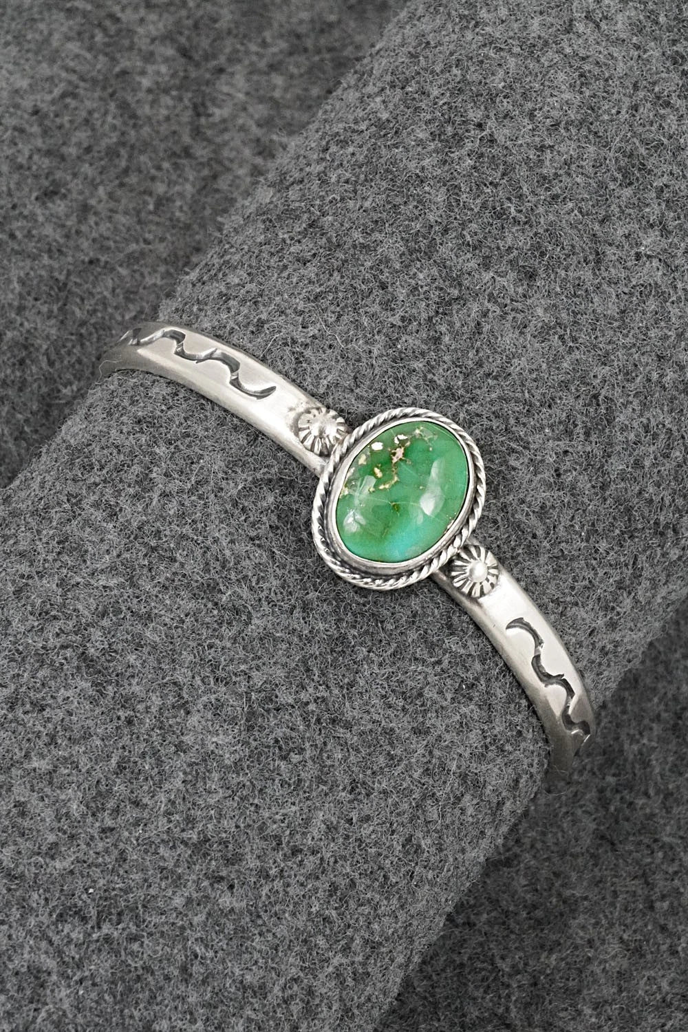 Turquoise & Sterling Silver Bracelet - Samuel Yellowhair