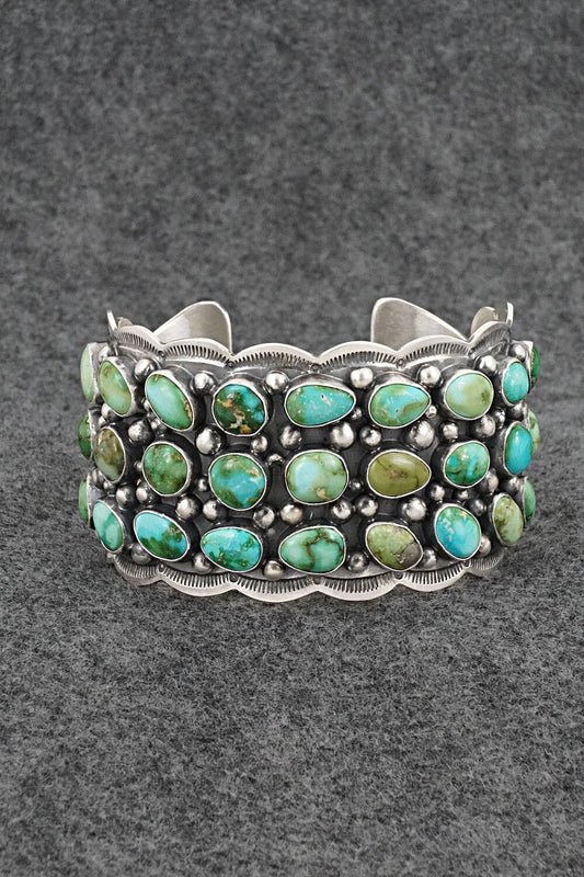 Turquoise & Sterling Silver Bracelet - Tom Lewis