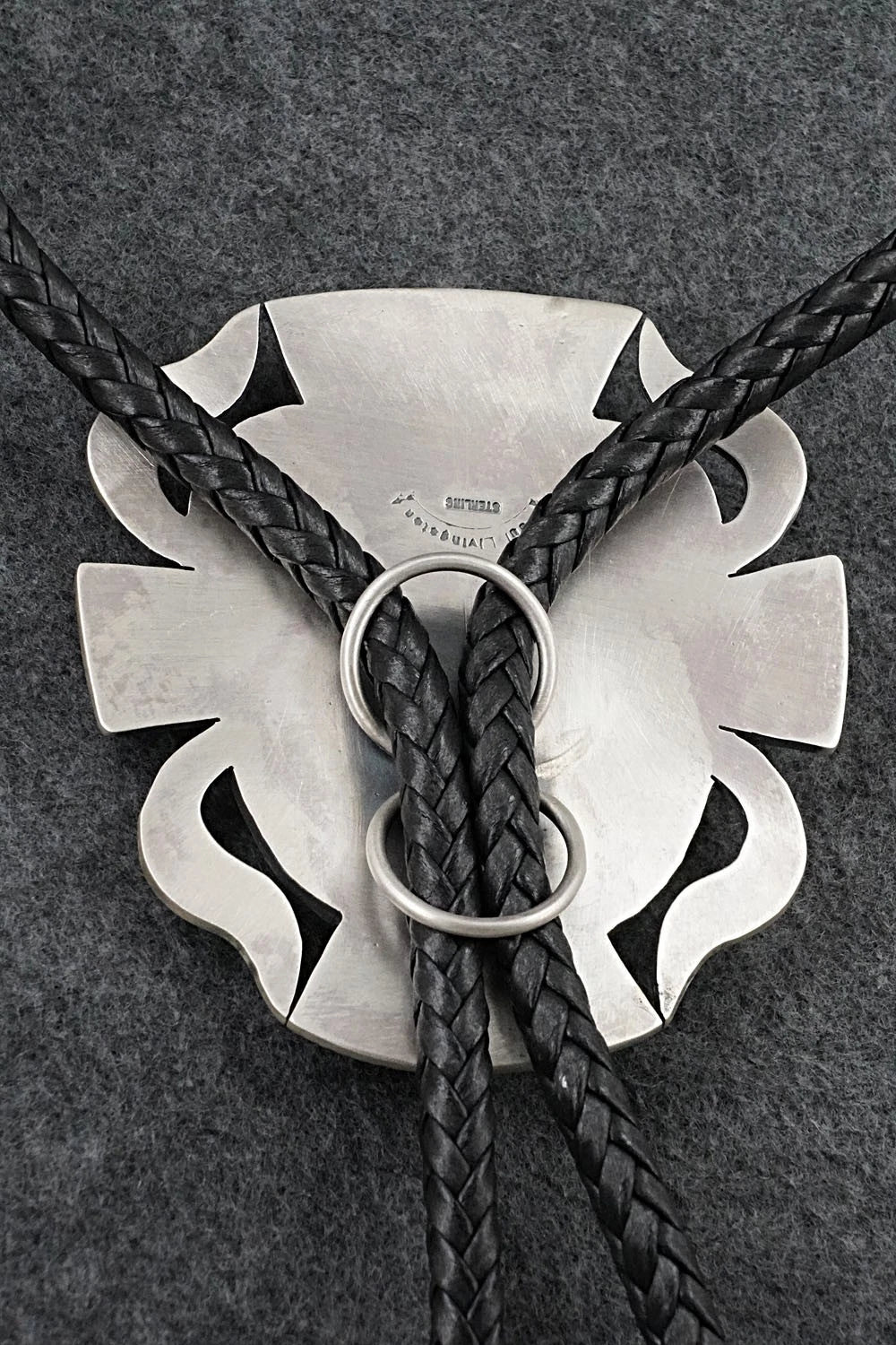 Turquoise & Sterling Silver Bolo Tie - Paul Livingston