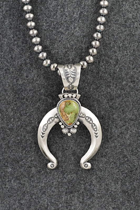 Turquoise & Sterling Silver Necklace - Samuel Yellowhair