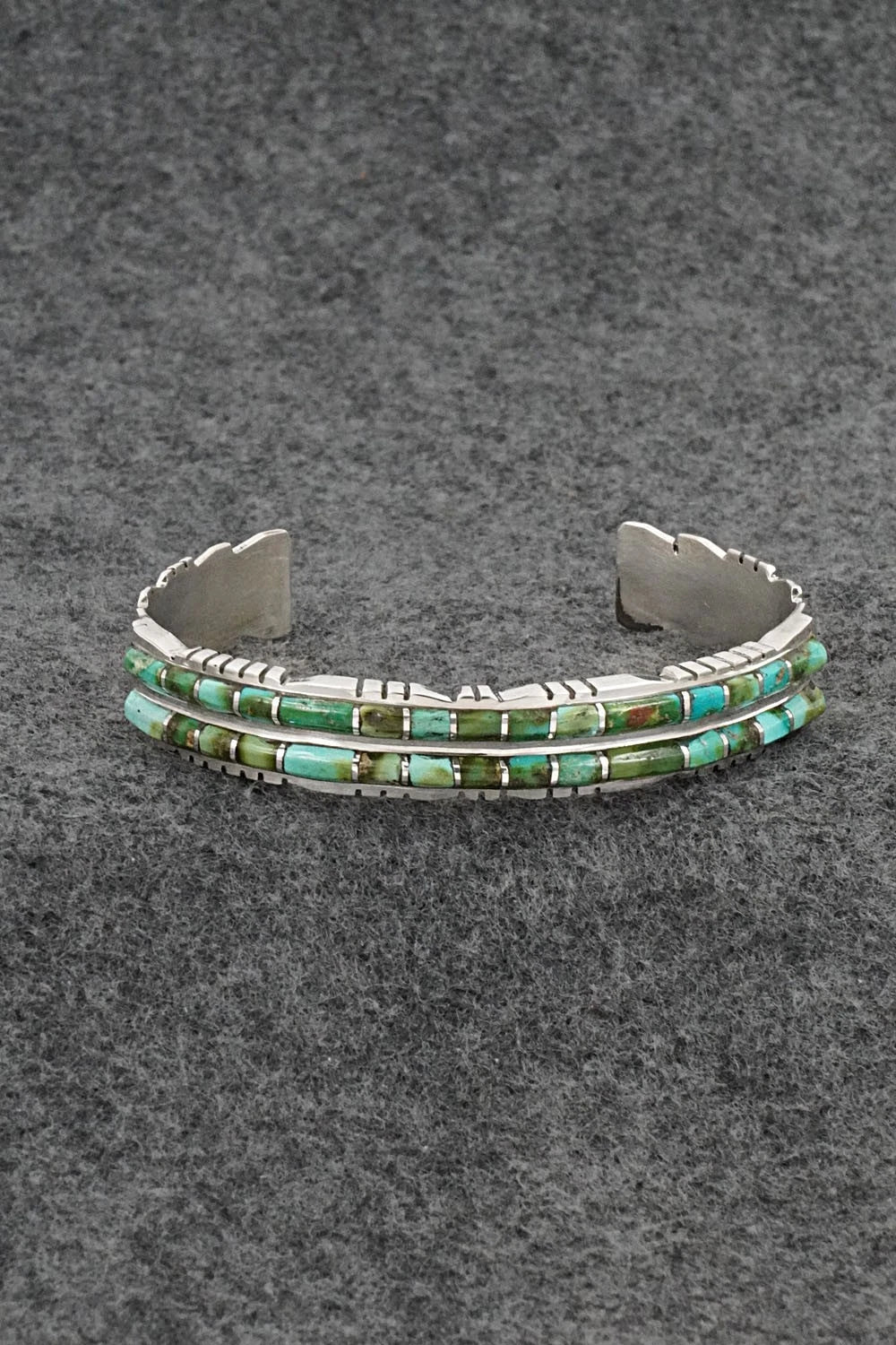 Turquoise & Sterling Silver Bracelet - Sheldon Lalio
