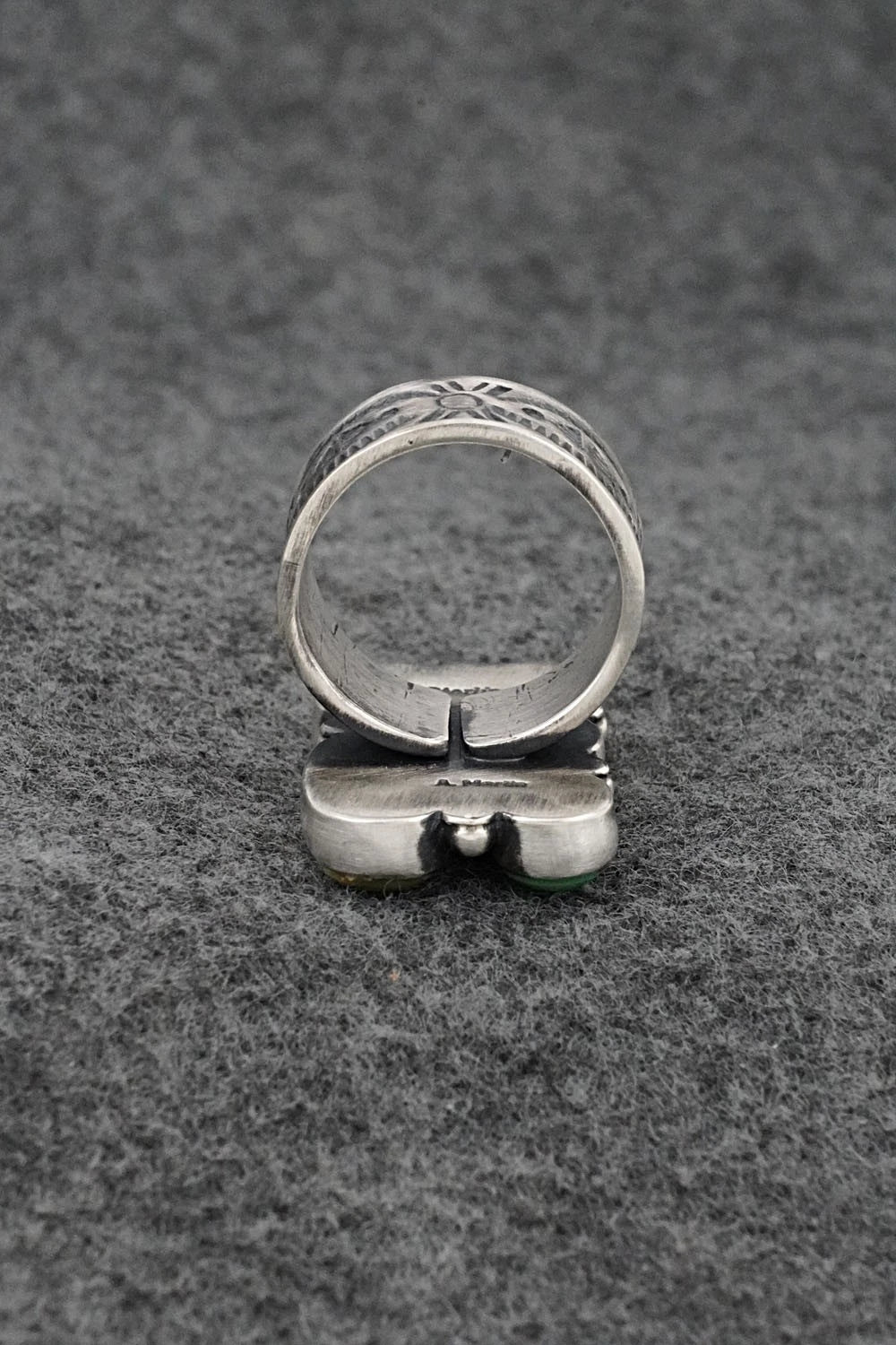 Turquoise & Sterling Silver Ring - Angela Martin - Size 7