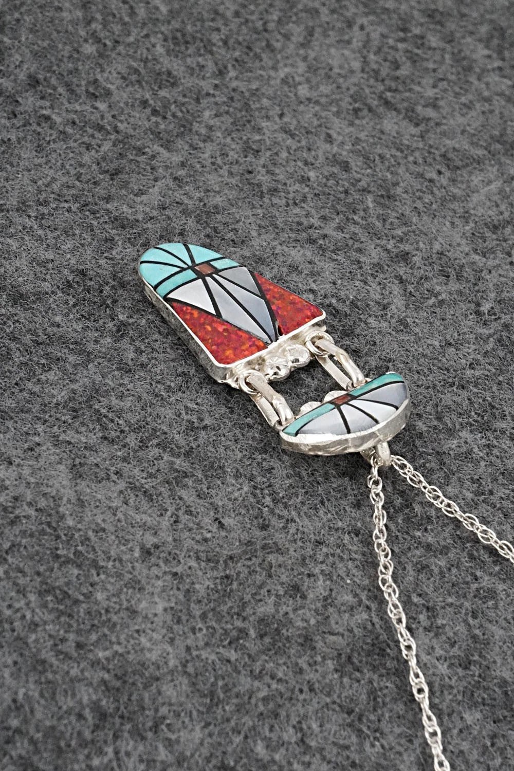 Multi-Stone & Sterling Silver Necklace - Ola Eriacho