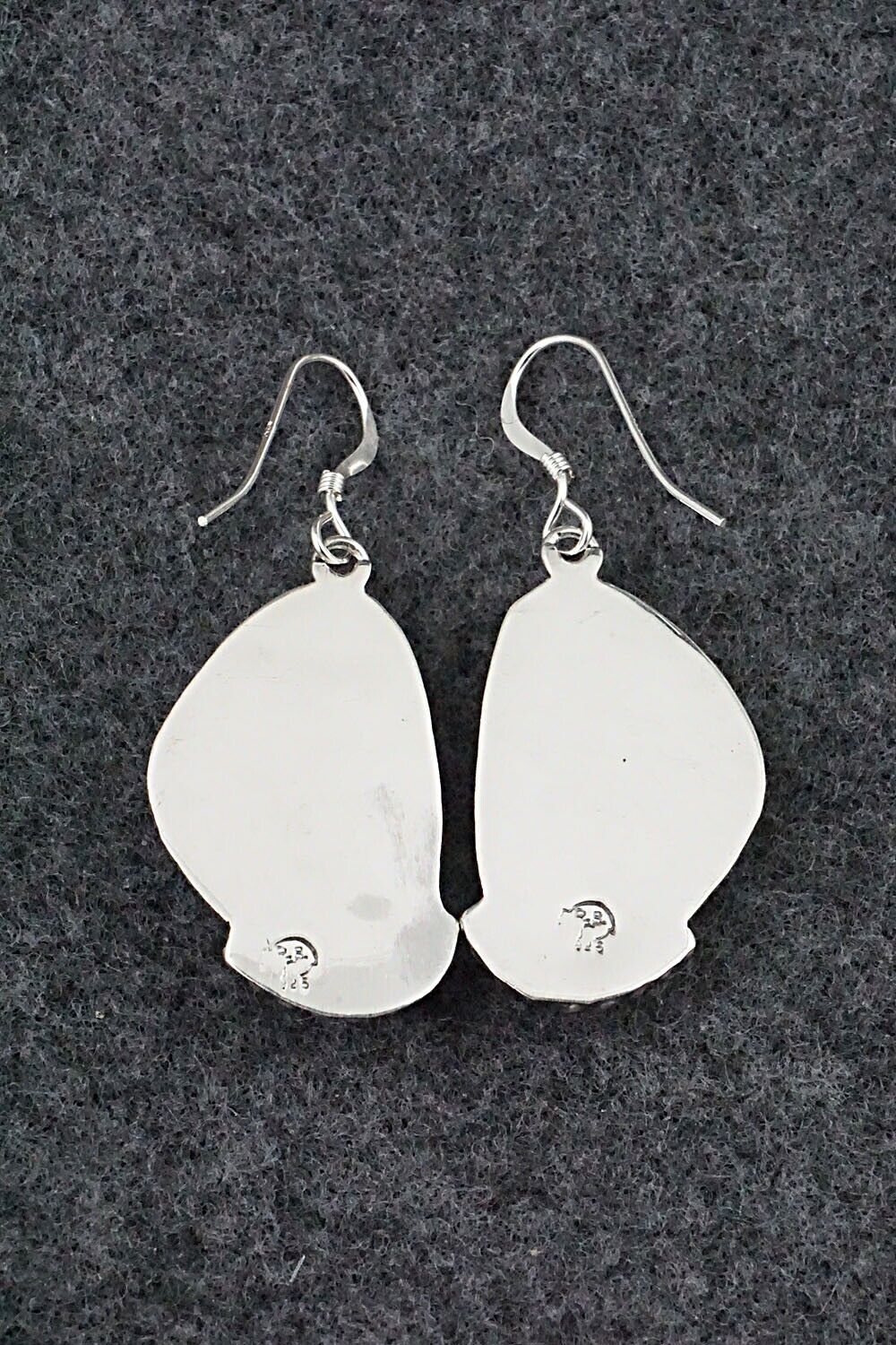 White Buffalo & Sterling Silver Earrings - Sharon McCarthy