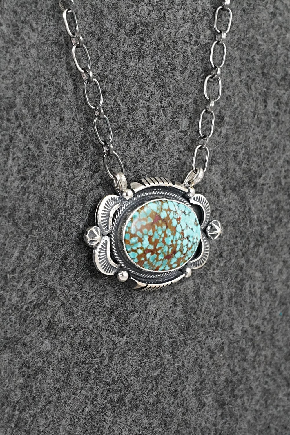 Turquoise & Sterling Silver Necklace - Daniel Benally