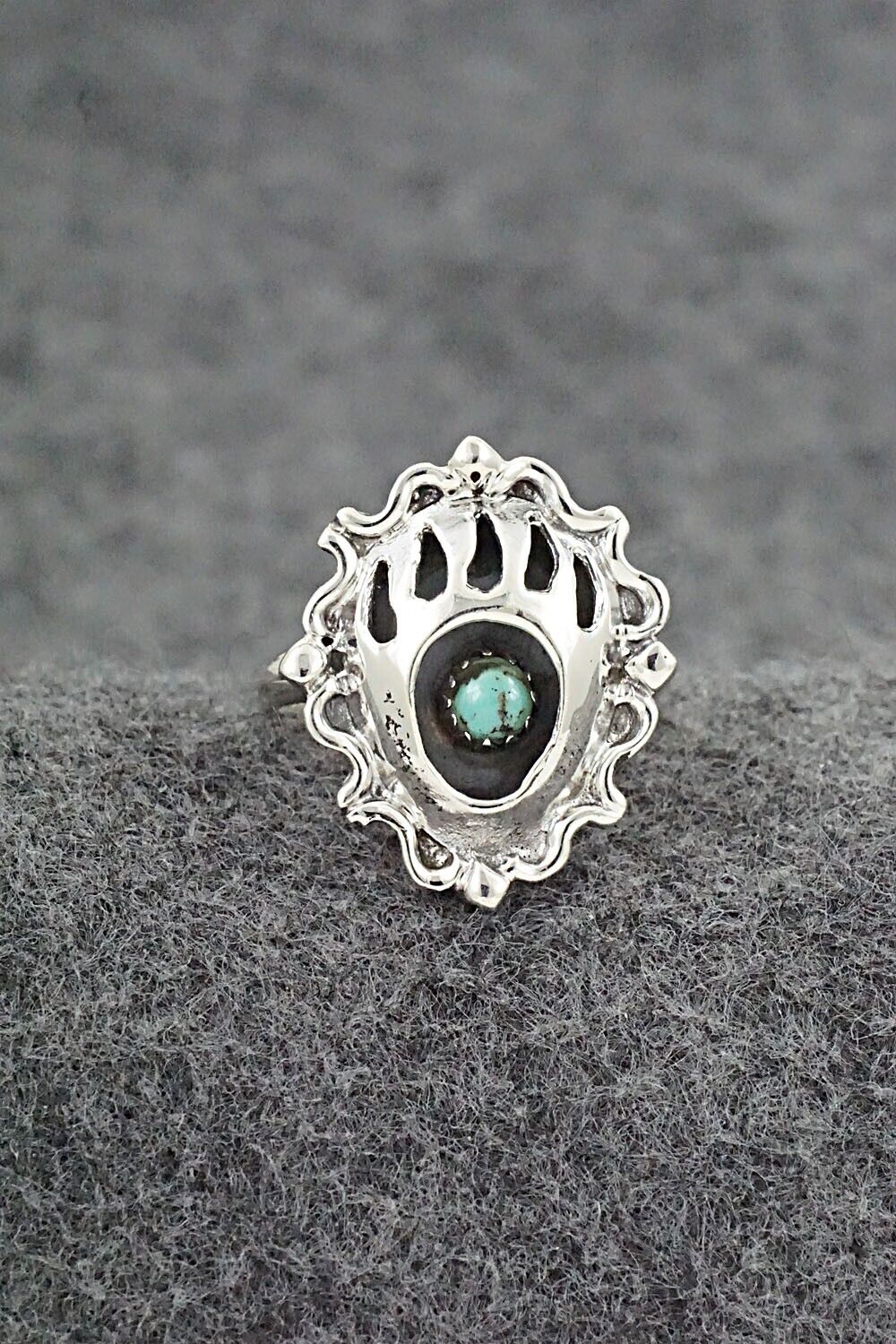 Turquoise & Sterling Silver Ring - Betty Hawthorne - Size 7