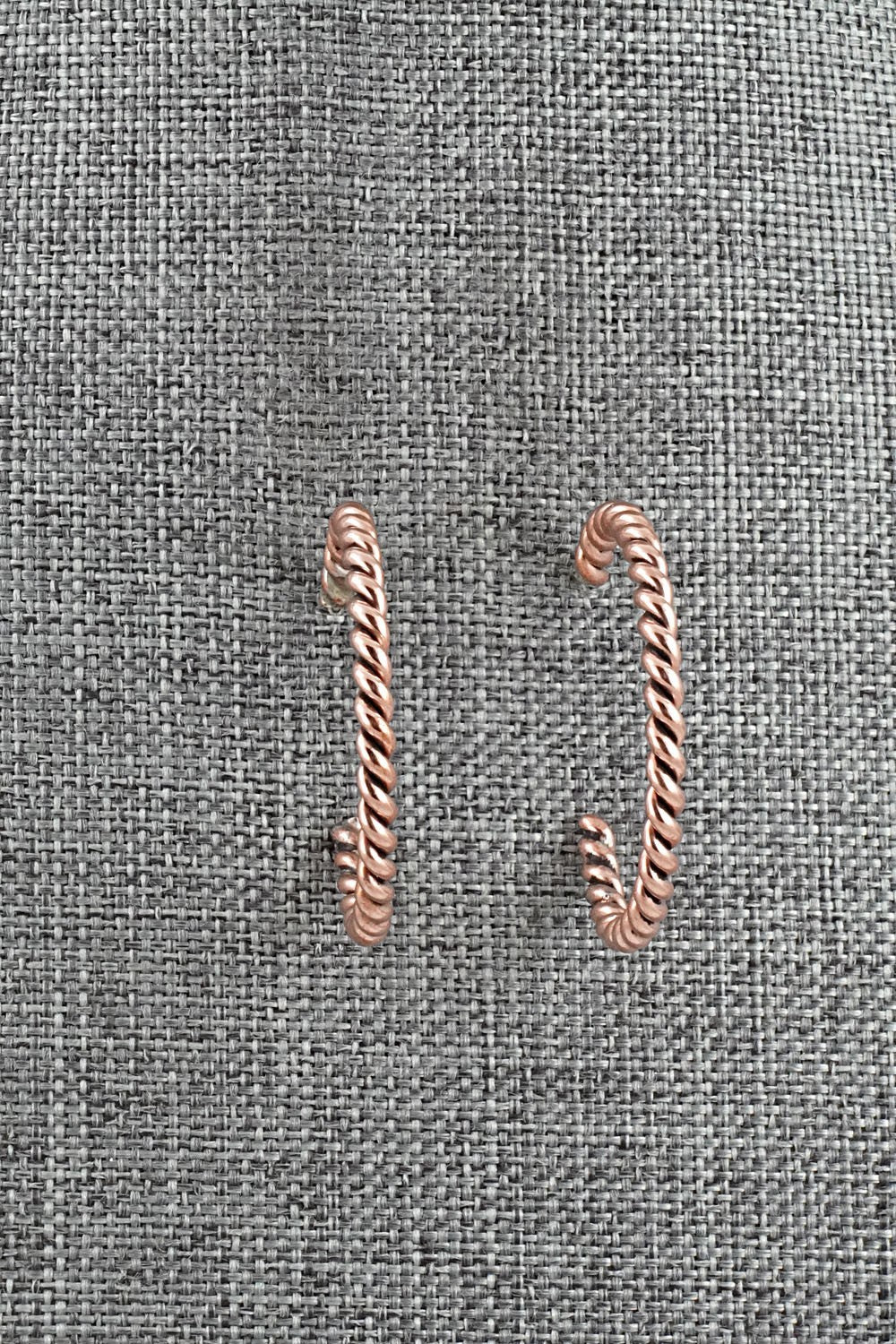 Copper Hoop Earrings - Elaine Tahe