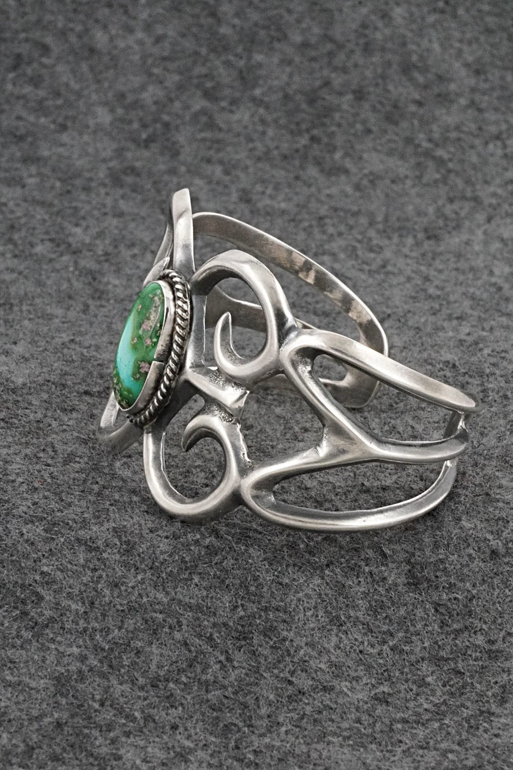 Turquoise & Sterling Silver Bracelet - Eugene Gruber