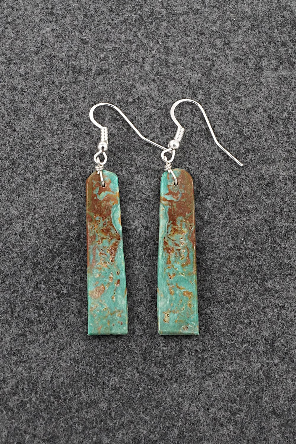 Turquoise & Sterling Silver Earrings - Tammy Nolcot