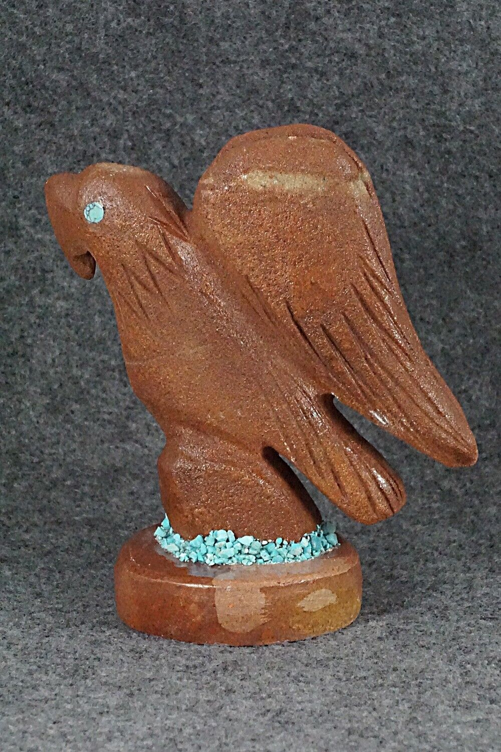 Eagle Zuni Fetish Carving - Daniel Chattin