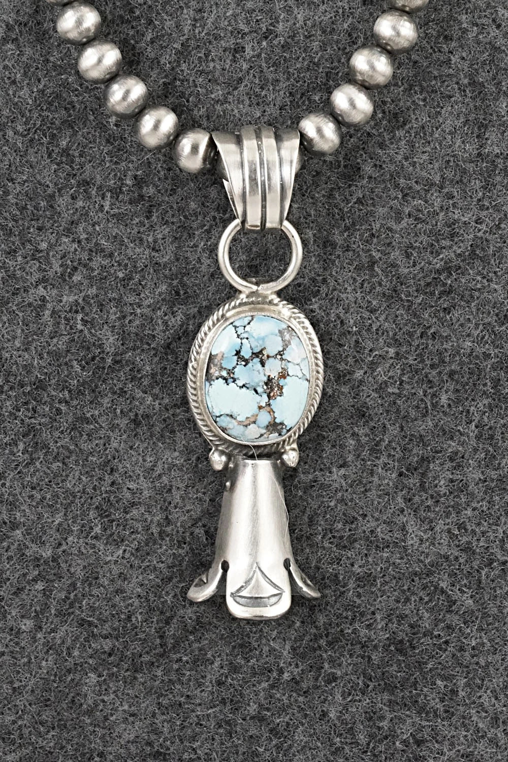 Turquoise & Sterling Silver Necklace - Sharon McCarthy