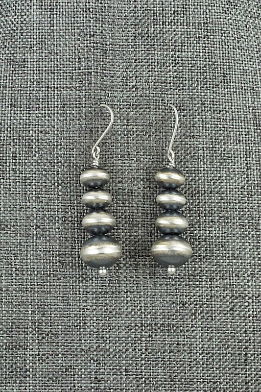 Sterling Silver Navajo Pearl Earrings - Bryannen Halwood