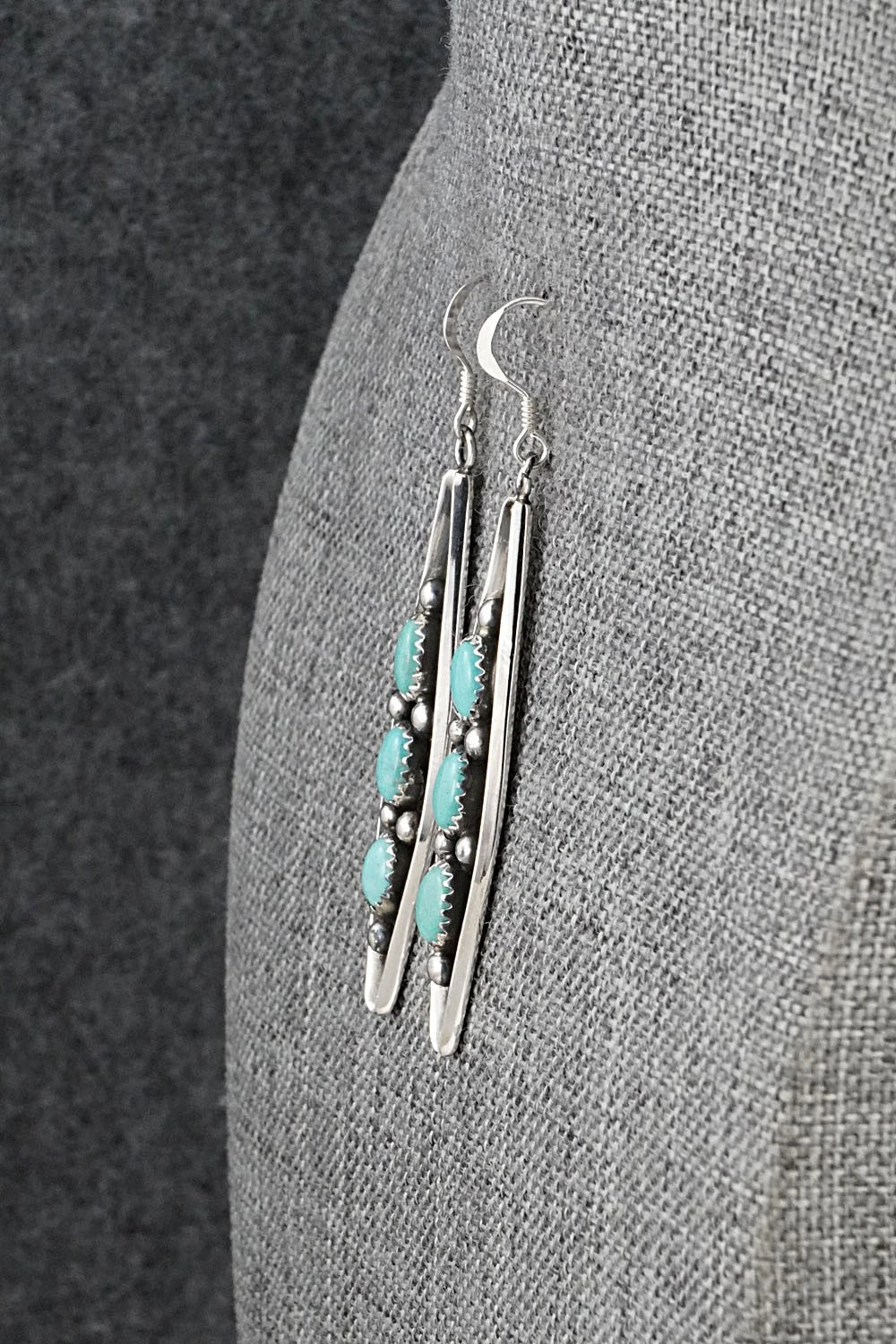 Turquoise & Sterling Silver Earrings - Paul Largo