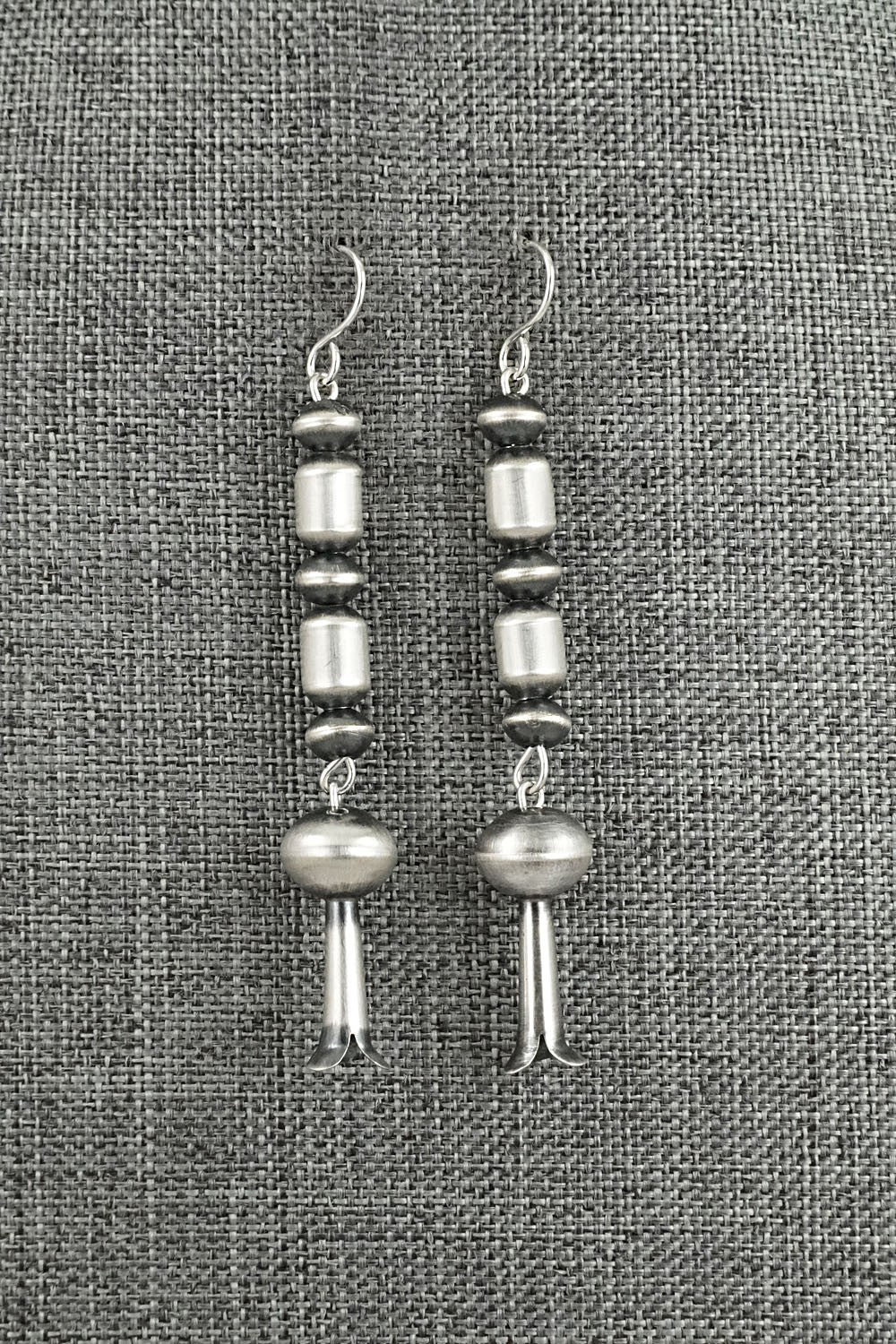 Sterling Silver Navajo Pearl Earrings - Tonisha Haley