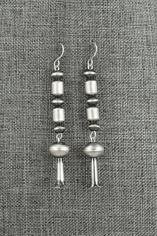 Sterling Silver Navajo Pearl Earrings - Tonisha Haley