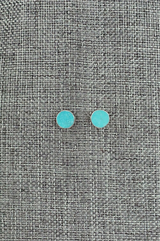 Turquoise & Sterling Silver Earrings - Rebecca Davis