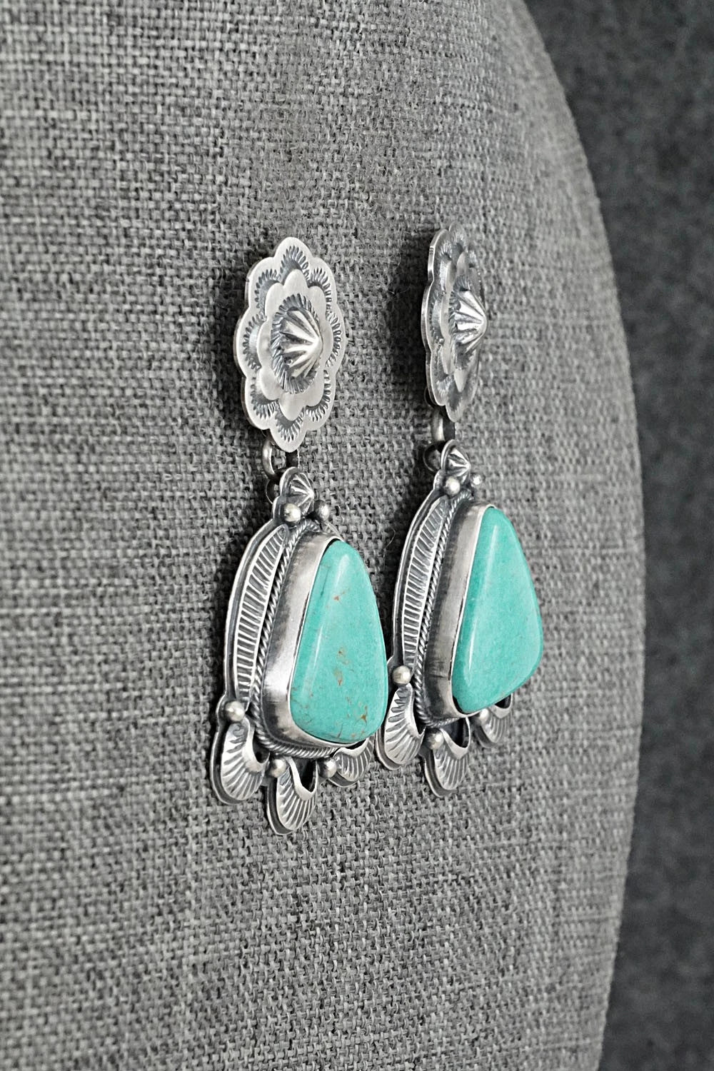 Turquoise & Sterling Silver Earrings - Randy Boyd