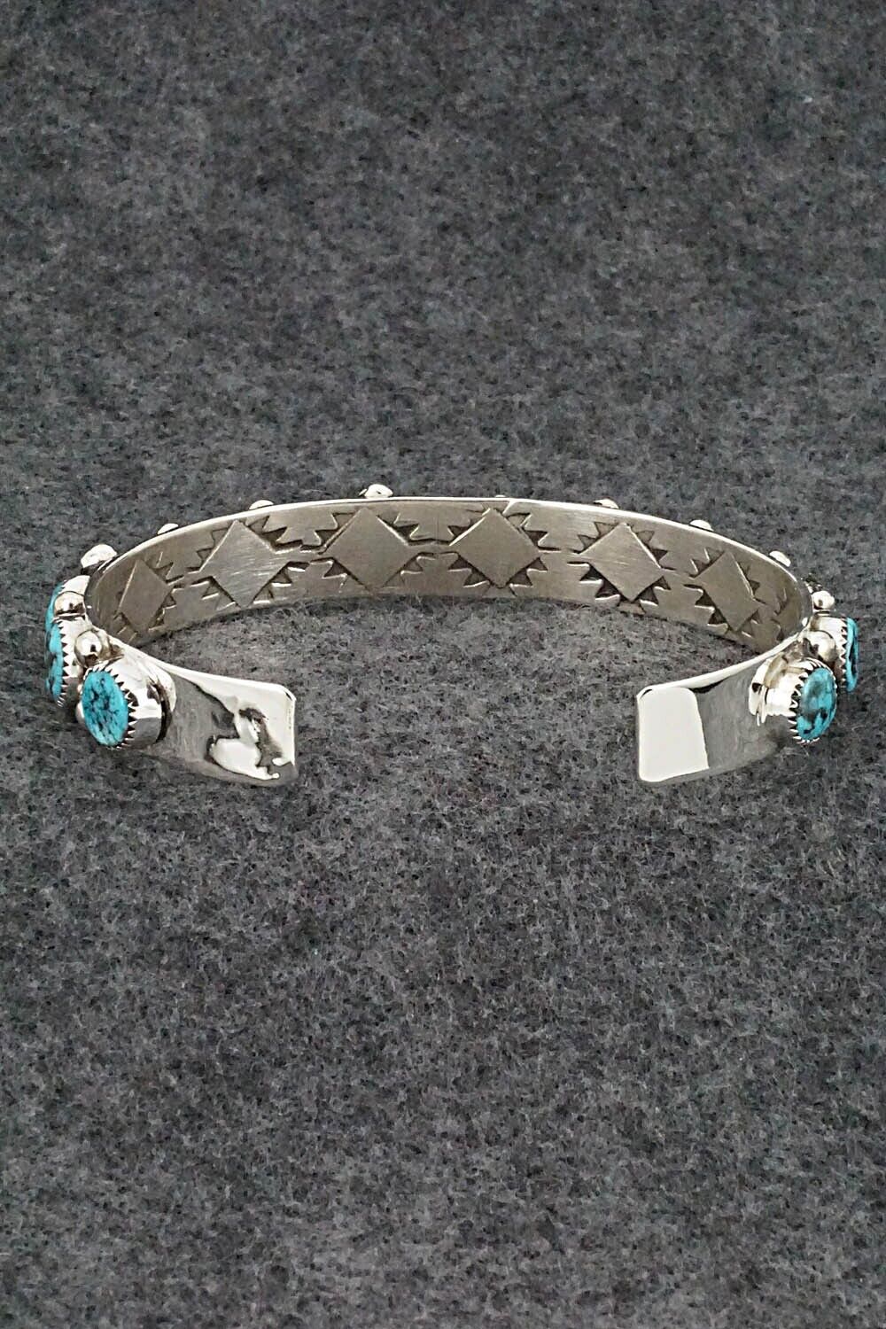 Turquoise & Sterling Silver Bracelet - Darlene Begay