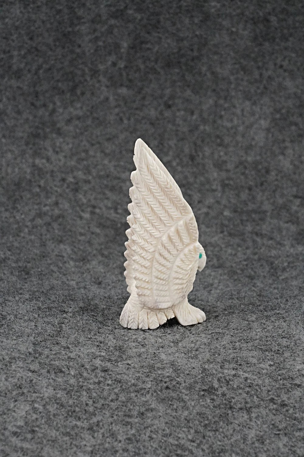 Eagle Zuni Fetish Carving - Justin Hustito