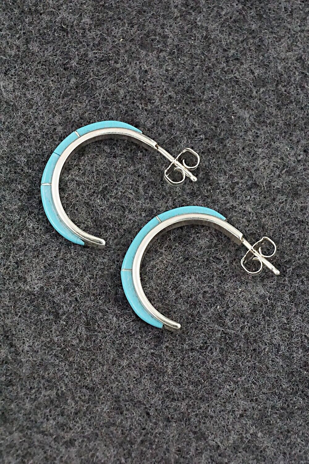Turquoise & Sterling Silver Earrings - Bevis Massie