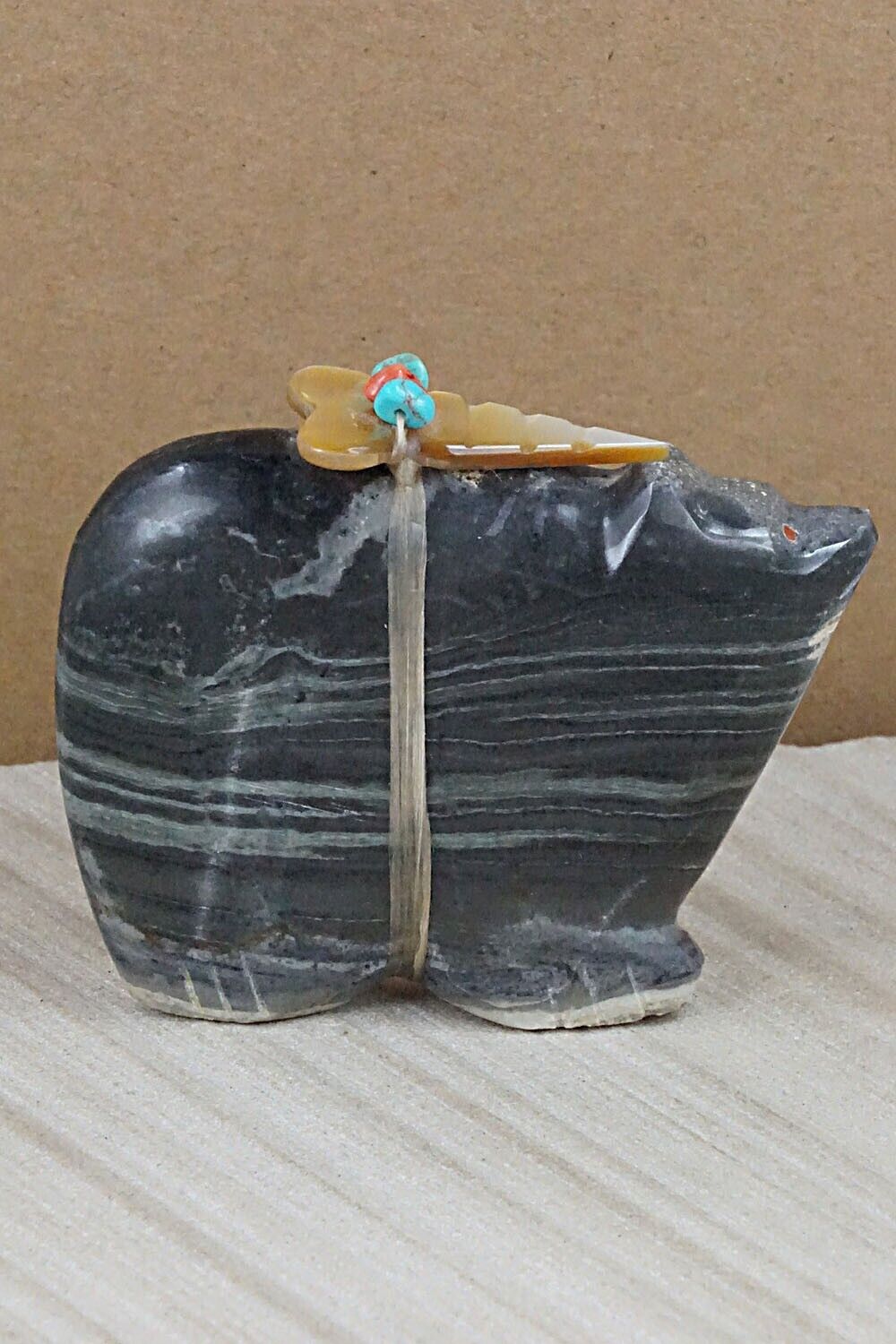 Bear Zuni Fetish Carving - Leland Boone