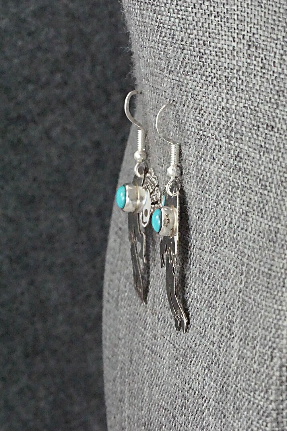 Turquoise & Sterling Silver Earrings - Jeff James