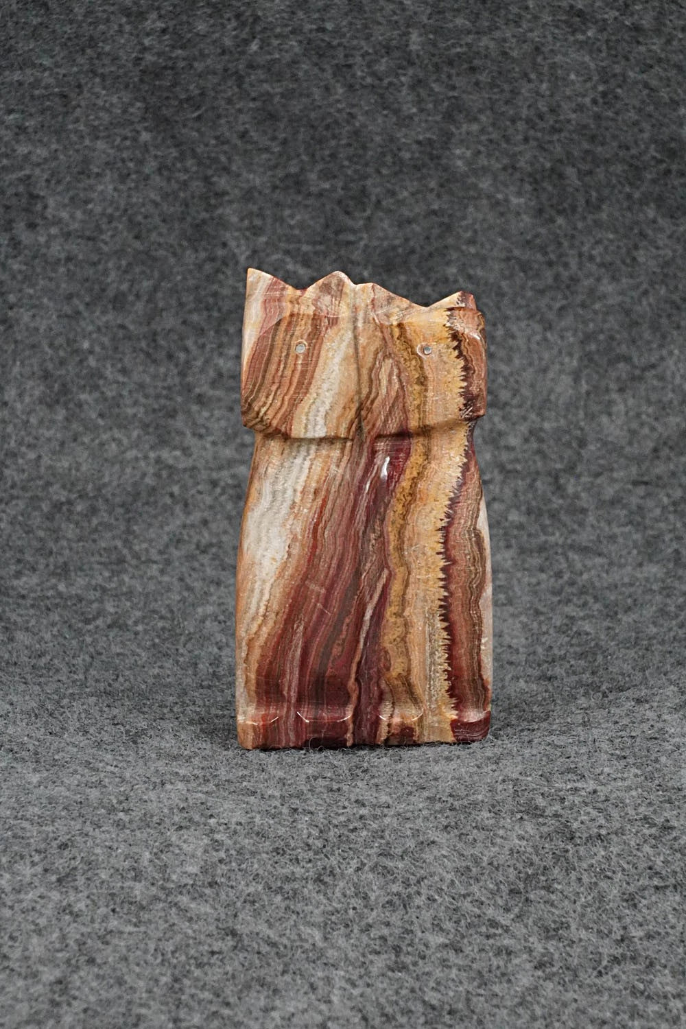 Cats Zuni Fetish Carving - Kenny Chavez