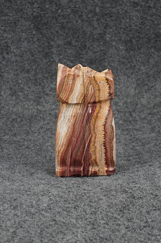 Cats Zuni Fetish Carving - Kenny Chavez