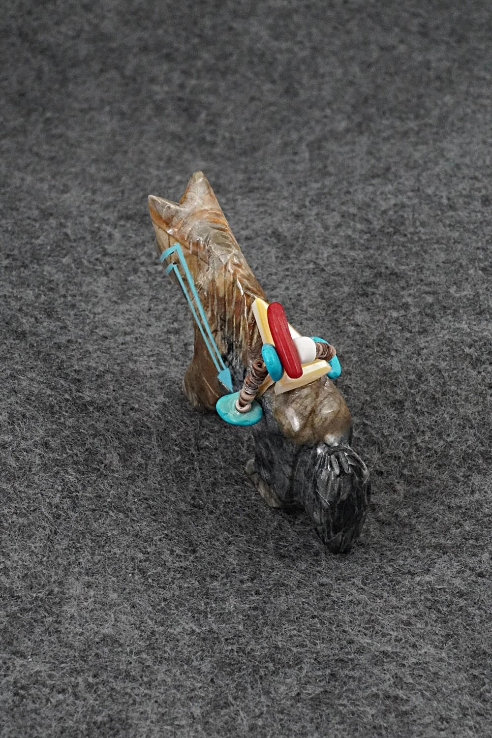 Horse Zuni Fetish Carving - Rodney Laiwakete