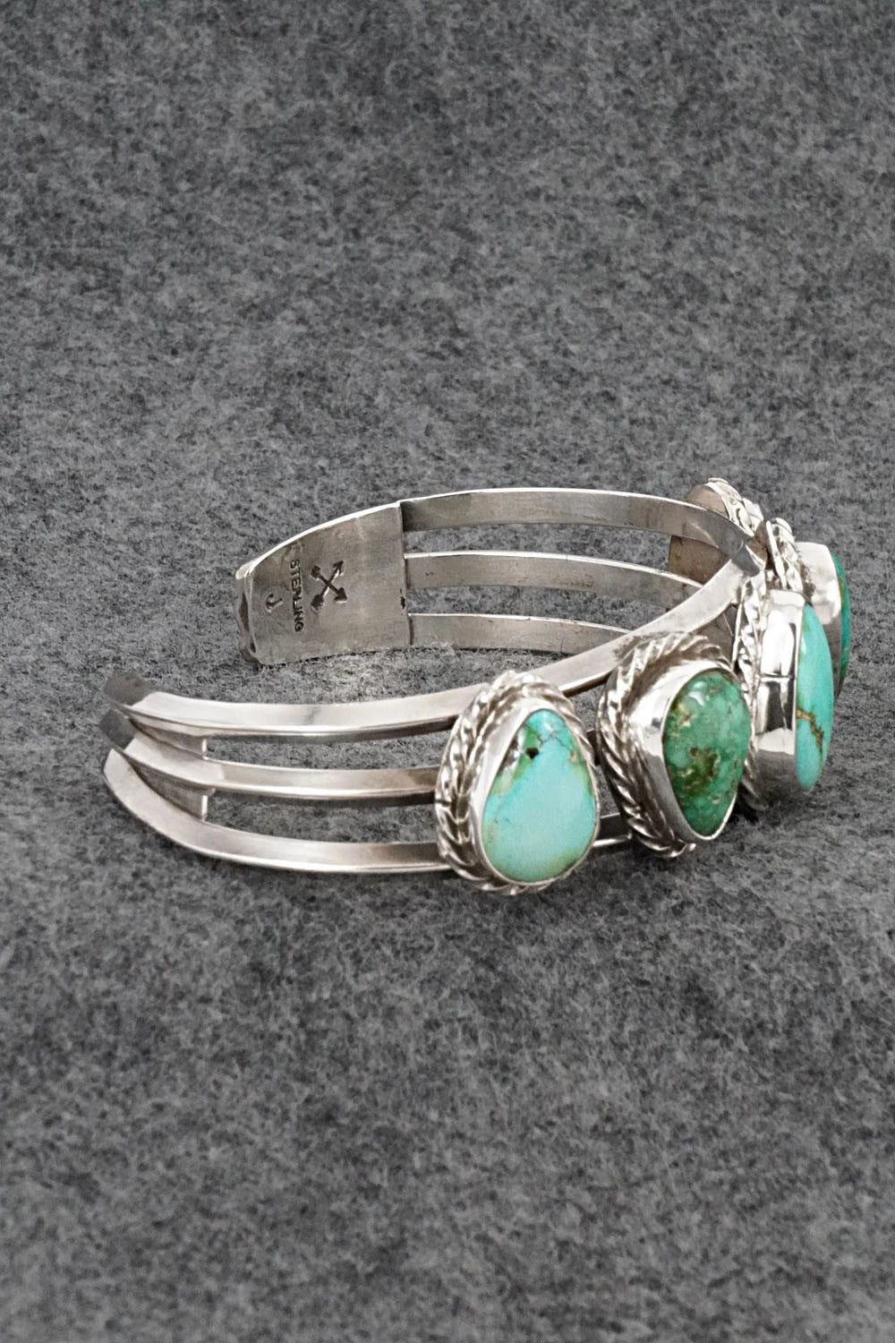 Turquoise & Sterling Silver Bracelet - Melvin Jones