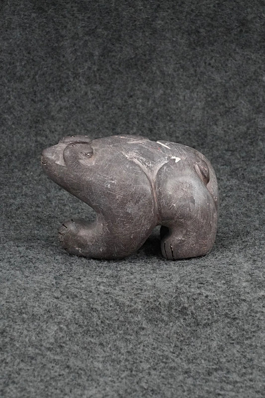 Bear Zuni Fetish Carving - Rick Kallestewa