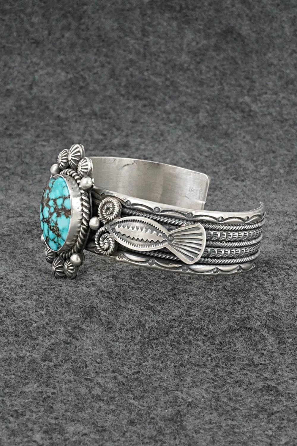 Turquoise & Sterling Silver Bracelet - Michael Calladitto