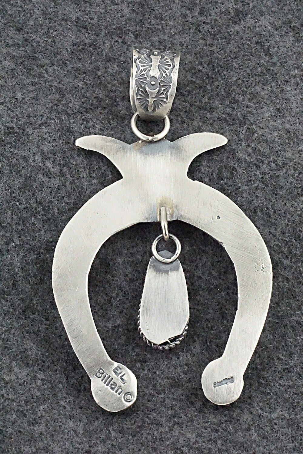 Turquoise & Sterling Silver Naja Pendant - Eva & Linberg Billah