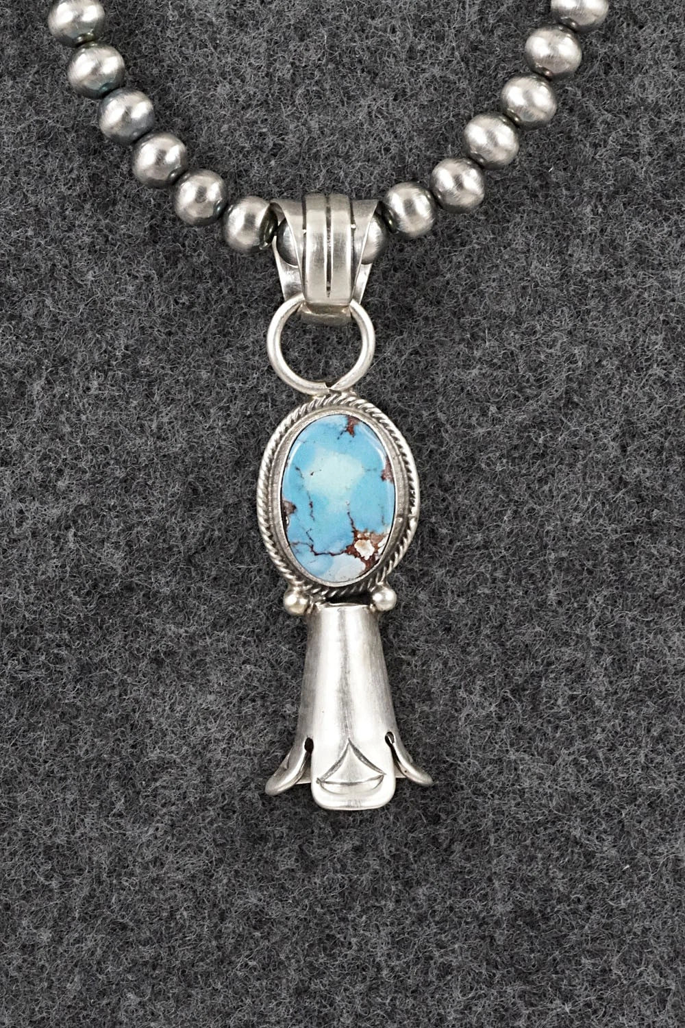 Turquoise & Sterling Silver Necklace - Sharon McCarthy