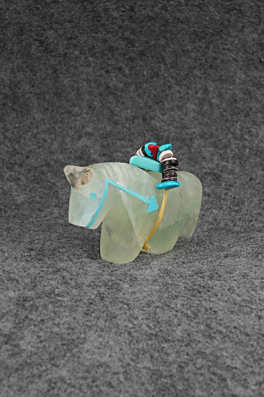 Horse Zuni Fetish Carving - Rodney Laiwakete