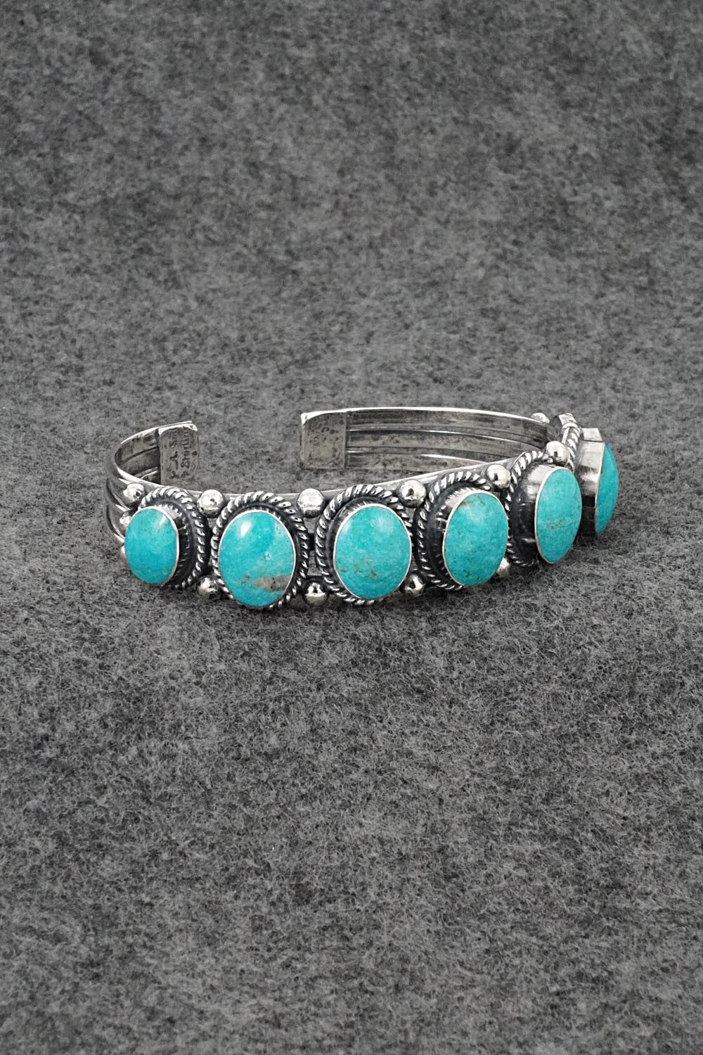 Turquoise & Sterling Silver Bracelet - Albert Smith